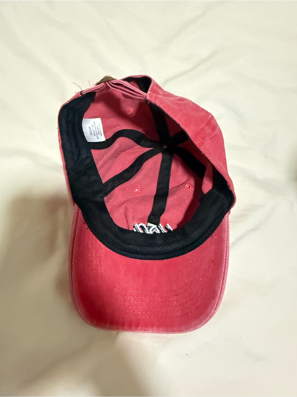 Francesca's Collections Red Baseball Cap - Picture 4 of 4